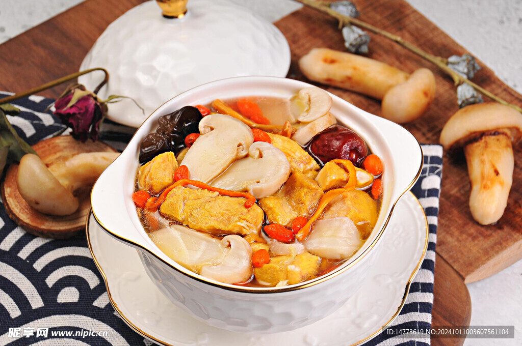 杏鲍菇豆腐养生烫