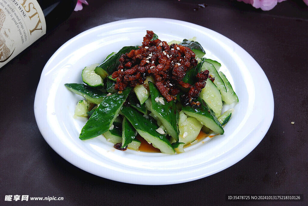 肉沫拌黄瓜