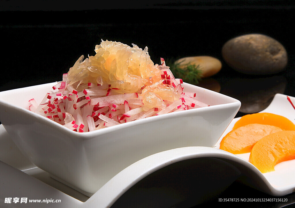 樱桃萝卜拌蜜柚