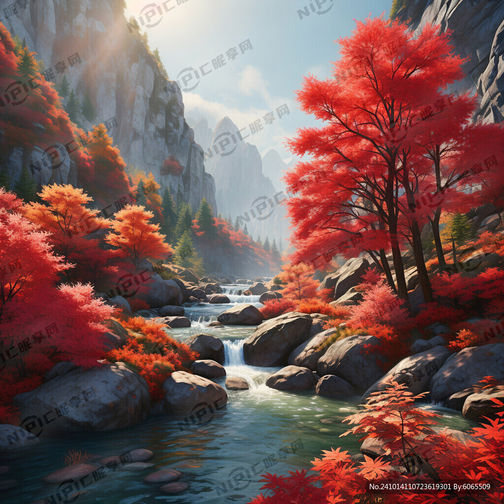 实景图 远处是群山层峦叠嶂