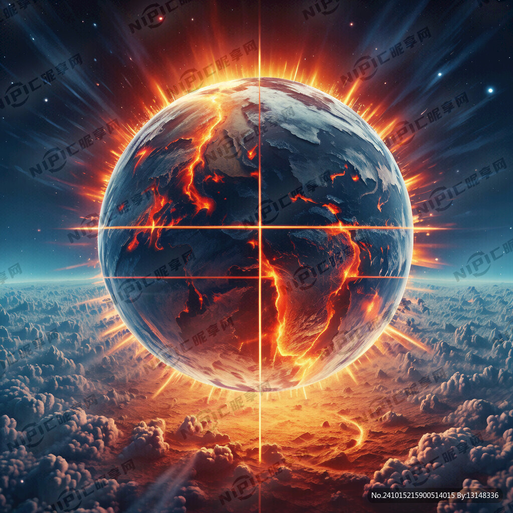 做一个拟人化地球发烧温度很高的