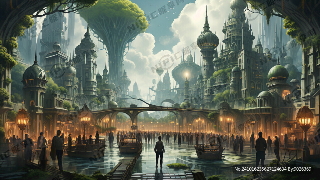 旅游 传媒 魔幻都市 绿色