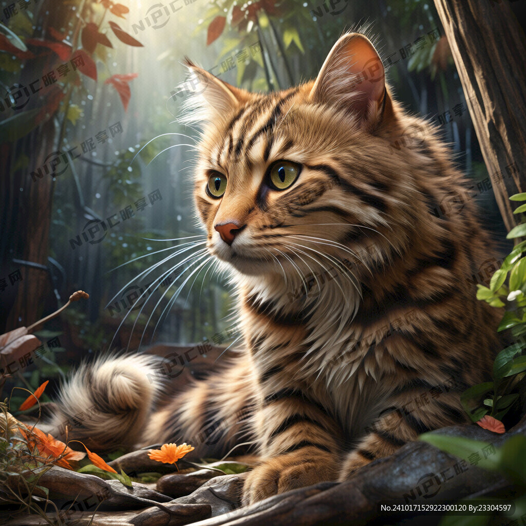 猫跟猞狸的结合体