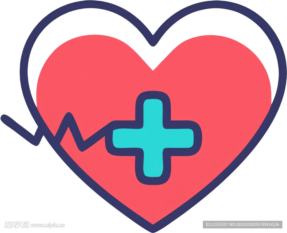 心脏救助医疗UI图标png免抠