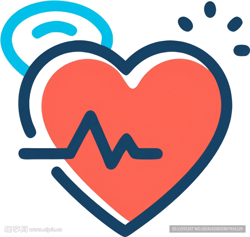 心脏救助医疗UI图标png免抠