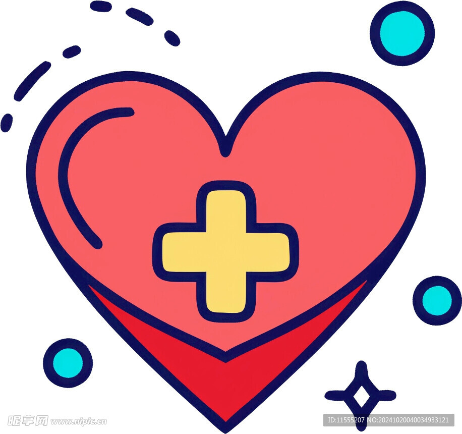 心脏救助医疗UI图标png免抠