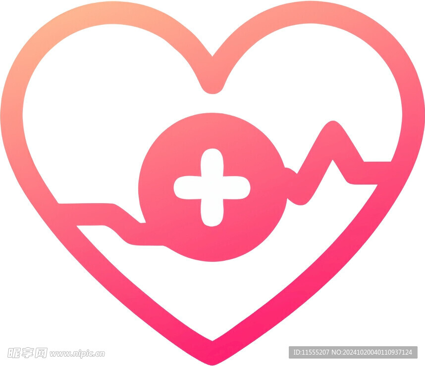 心脏救助医疗UI图标png免抠