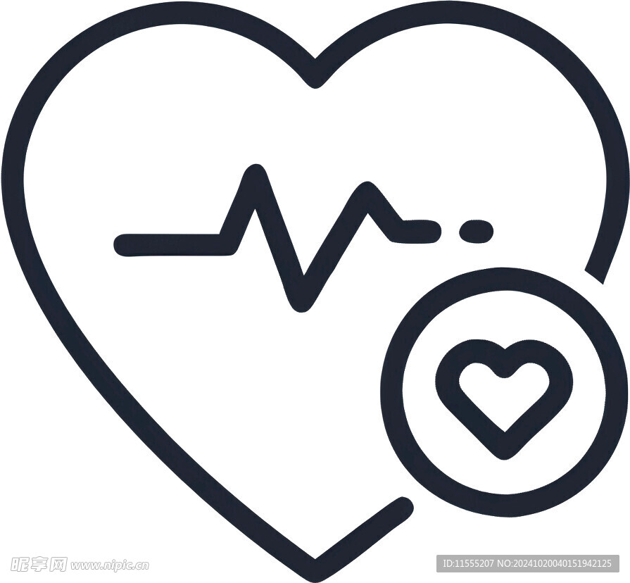 心脏救助医疗UI图标png免抠