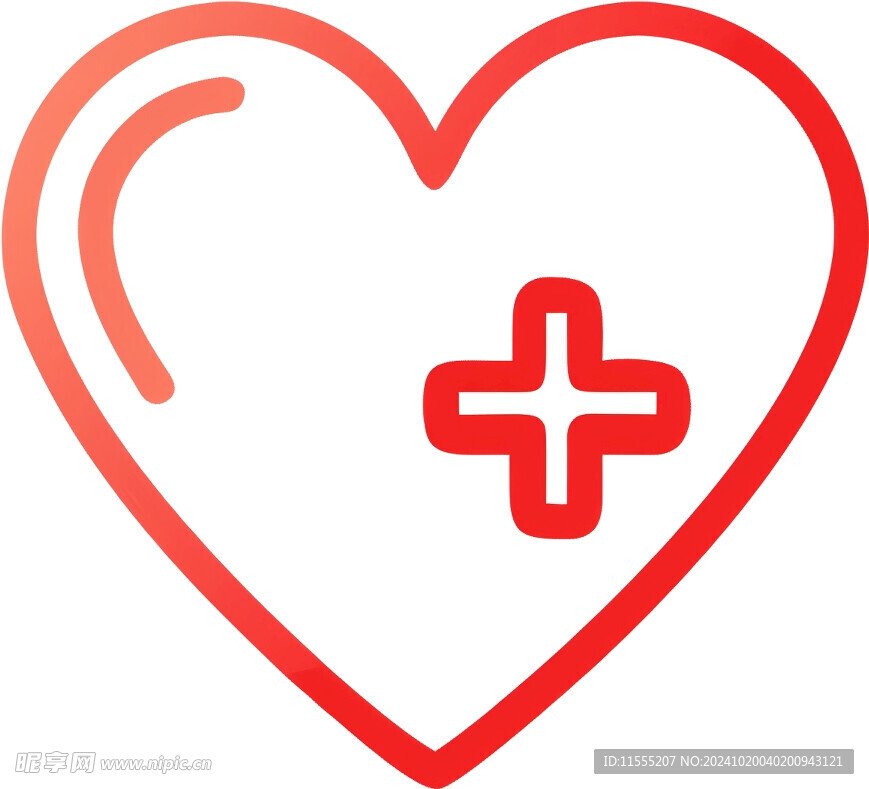 心脏救助医疗UI图标png免抠