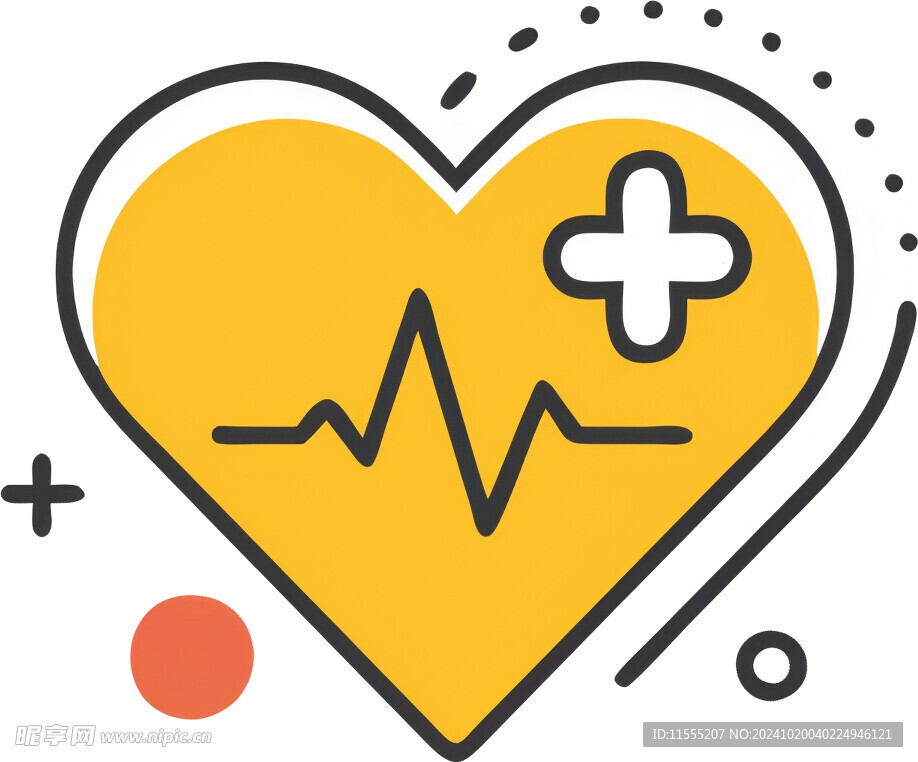 心脏救助医疗UI图标png免抠