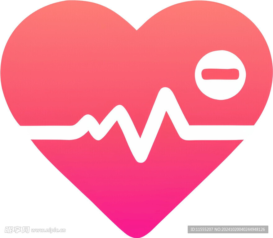 心脏救助医疗UI图标png免抠