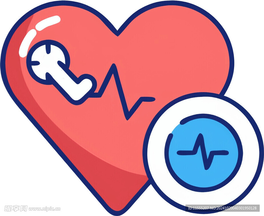 心脏救助医疗UI图标png免抠