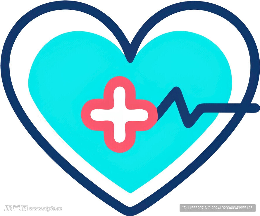 心脏救助医疗UI图标png免抠