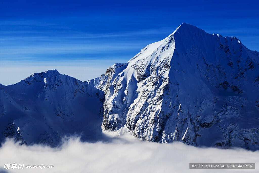 雪山雪景