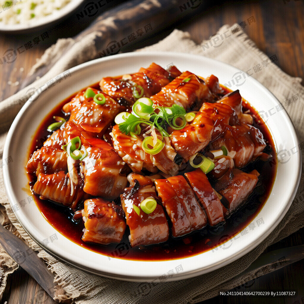 五花肉焖油鳗鱼