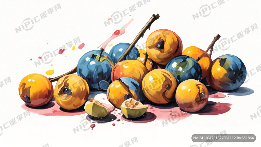 酸梅粉 莫奈、毕加索风格