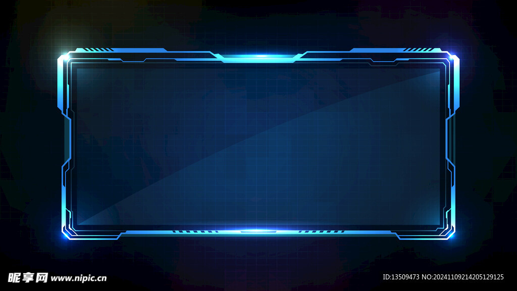 网络科技边框