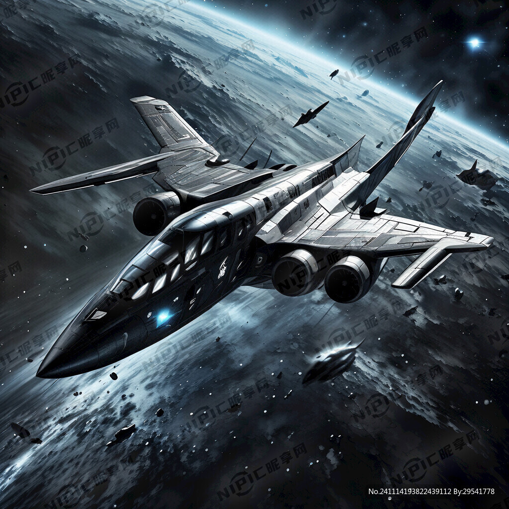 战斗飞机 黑白轮廓