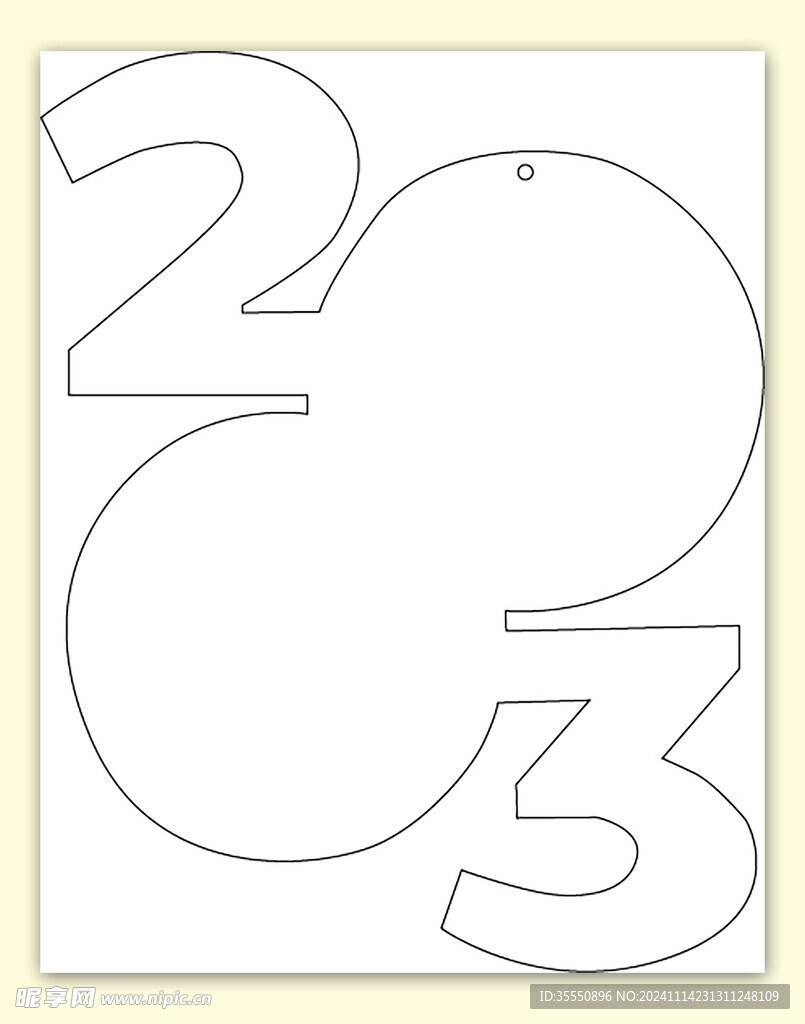 数字包装盒刀模图