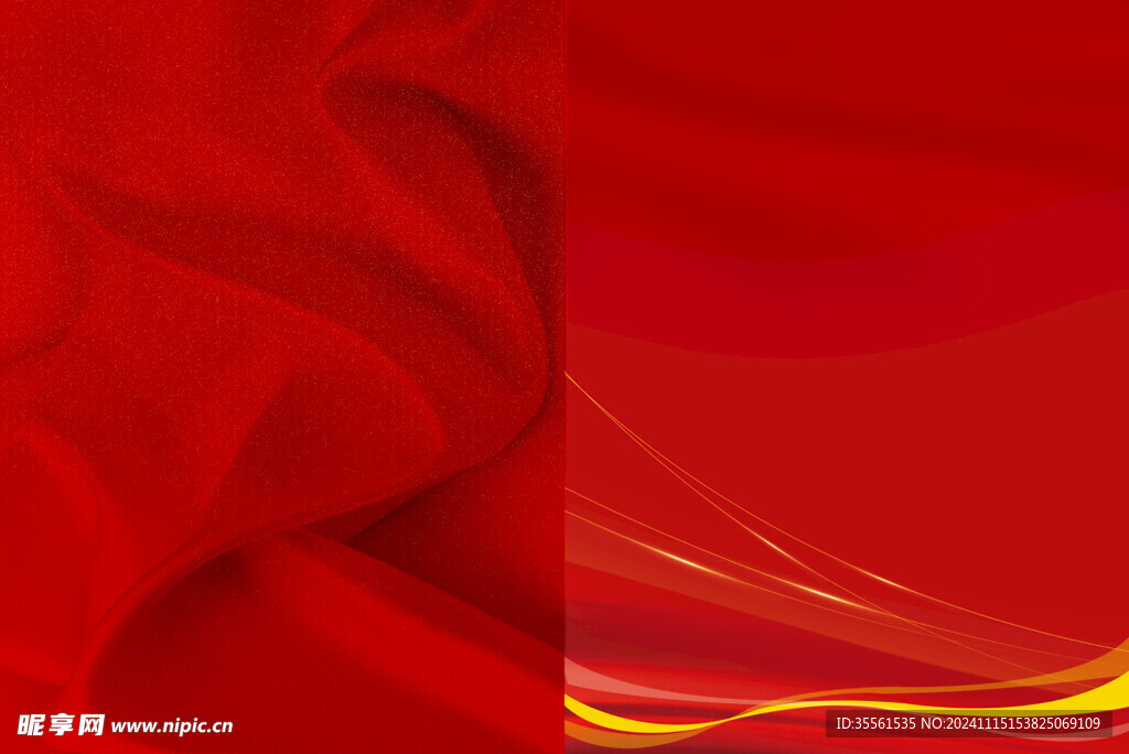 红色背景