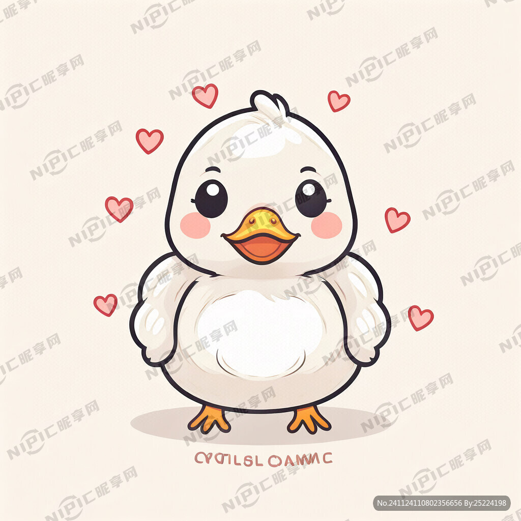 用可爱一点的卡通鸭子图标