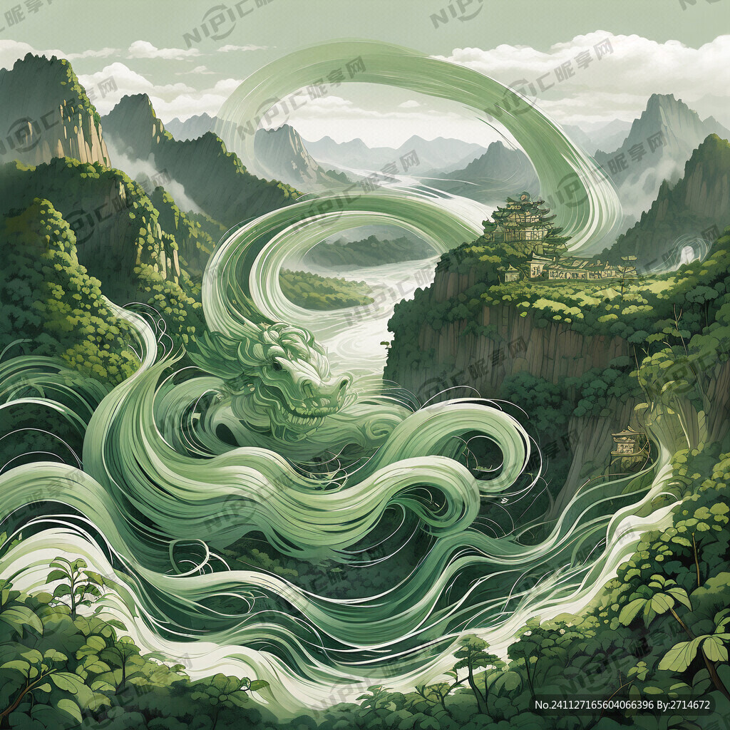 图形 圆的外形 飘逸的发丝