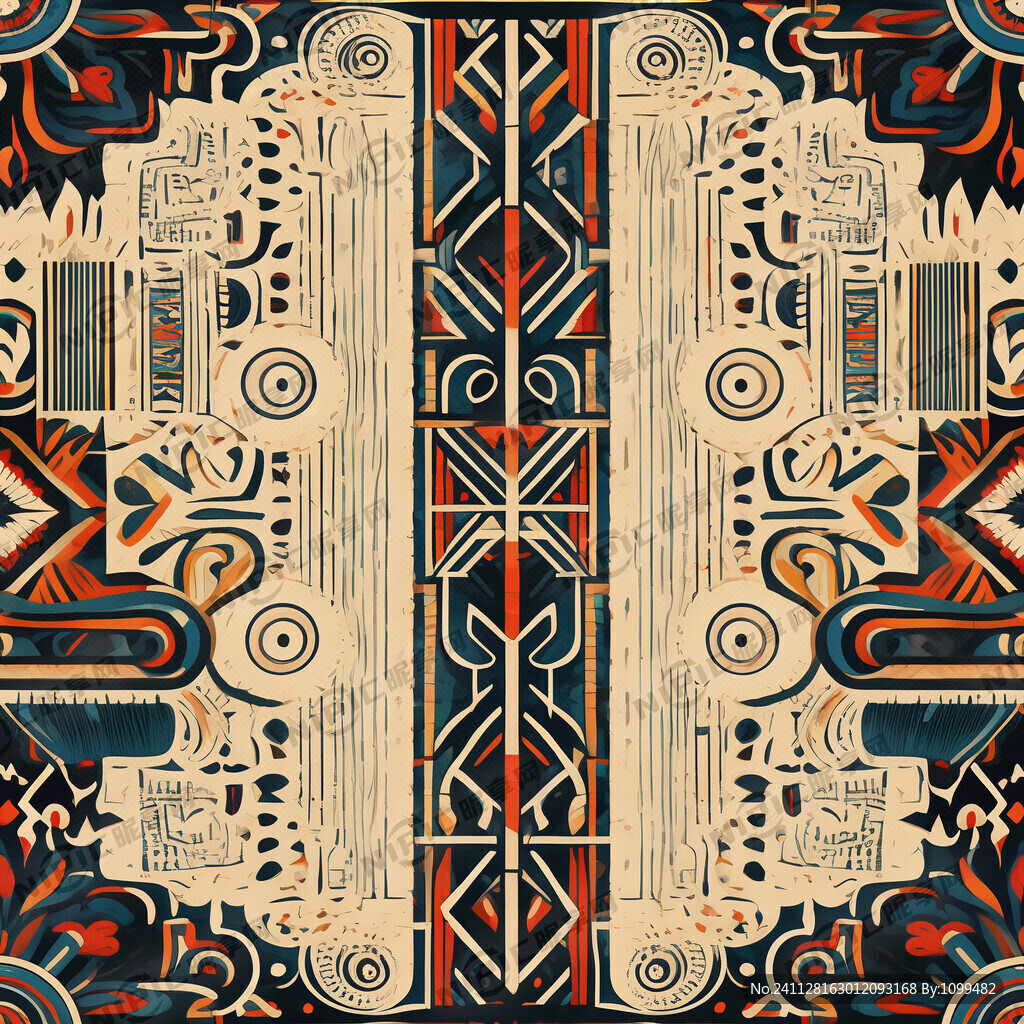 尼日利亚土著风格图案