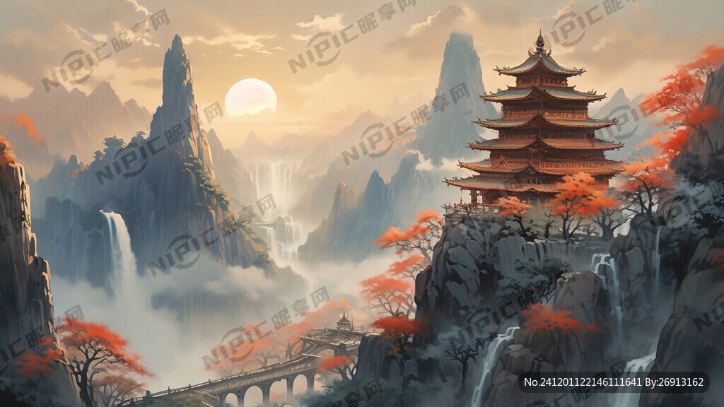 欲穷千里目   更上一层楼