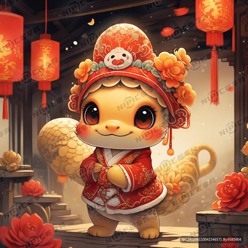 一幅充满节日气息的插画