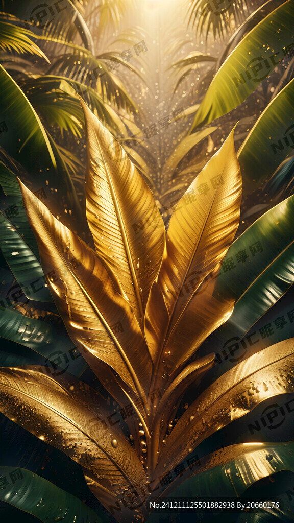 芭蕉叶 黄金