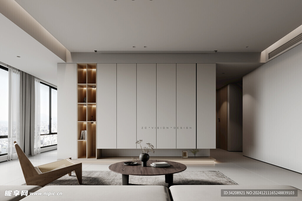 室内设计全屋定制悬挑高级感设计