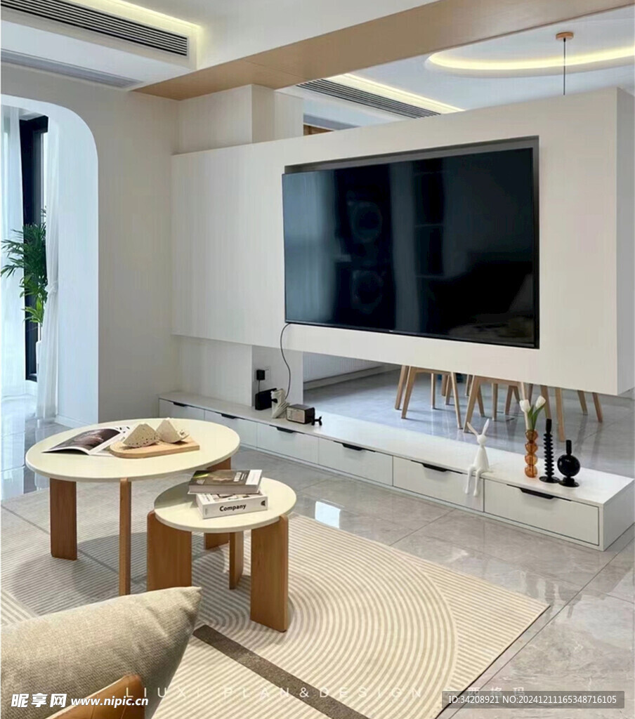 室内设计全屋定制悬挑柜子设计