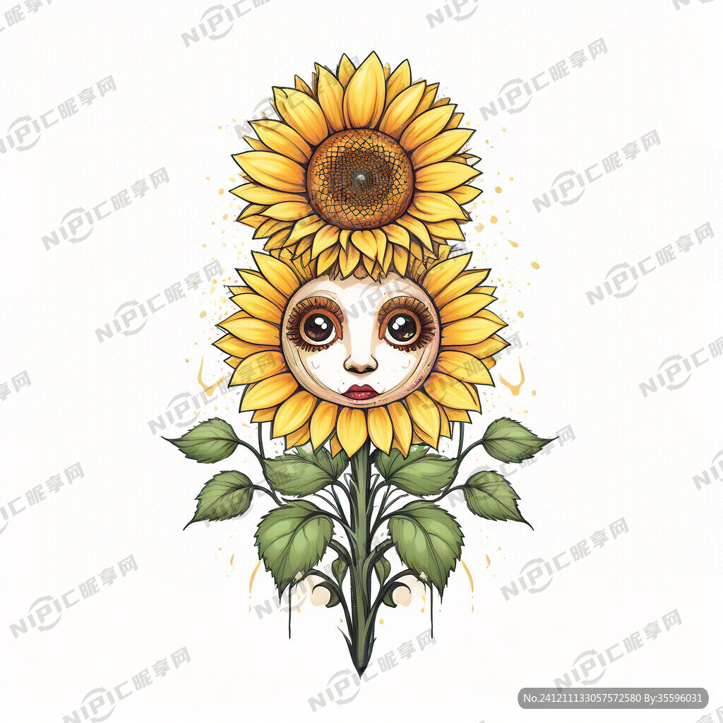 欧美风格彩绘图