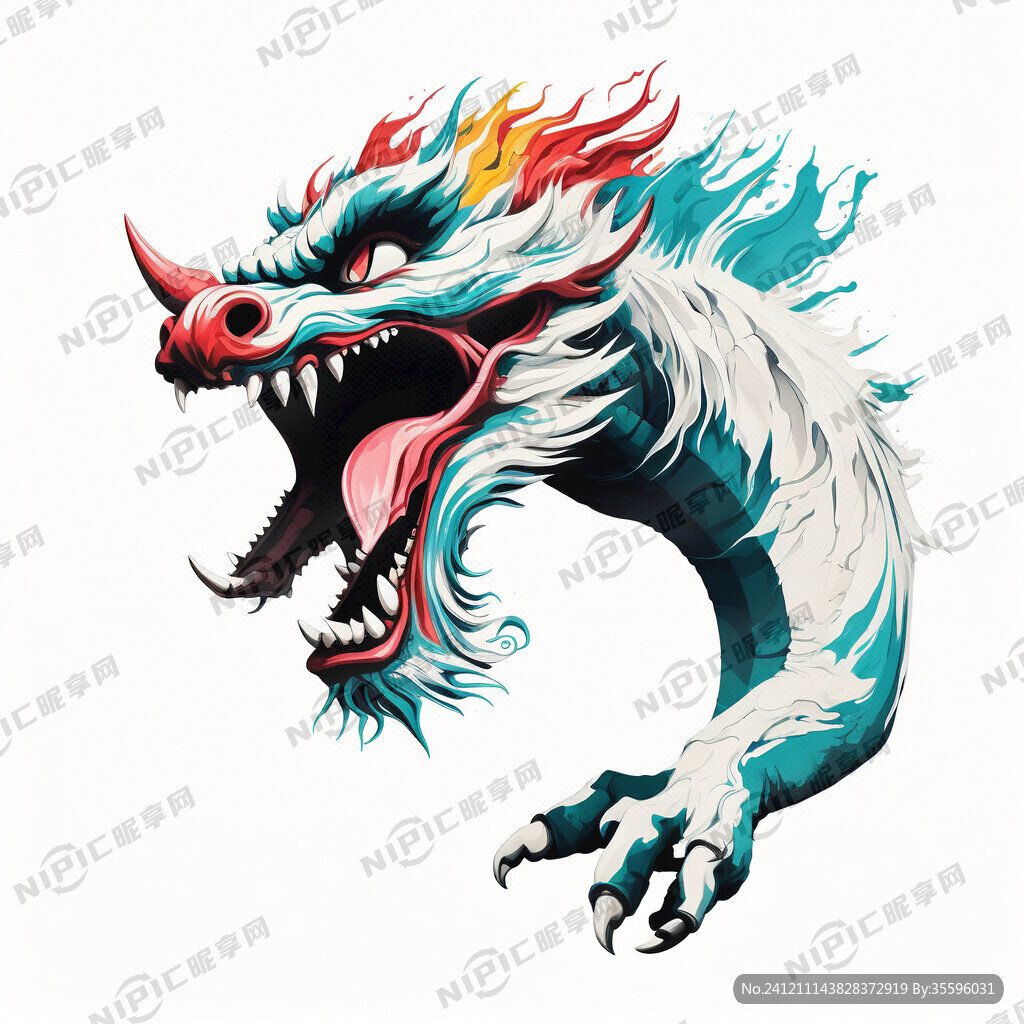 欧美风格彩绘图