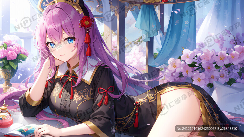 细节丰富 春节马年卡通马唐装。