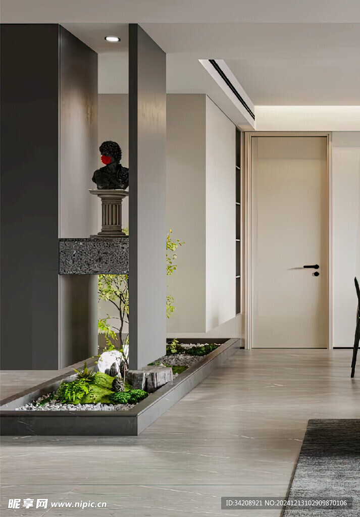 夹吊设计高级感装修木制品定制柜