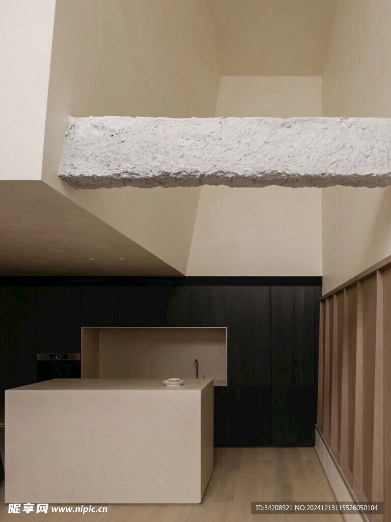 骨骼线胡桃木复古中式风格柜子门