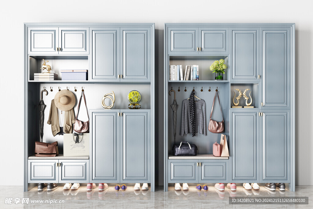 入户大门鞋柜衣柜家玄关装修定制