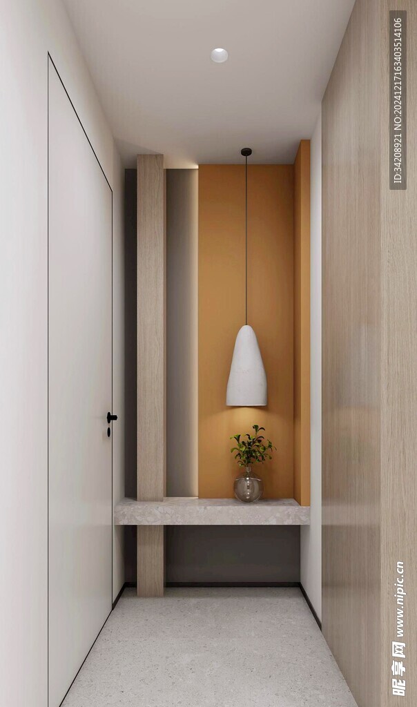 鞋柜玄关入户大门高级感全屋定制