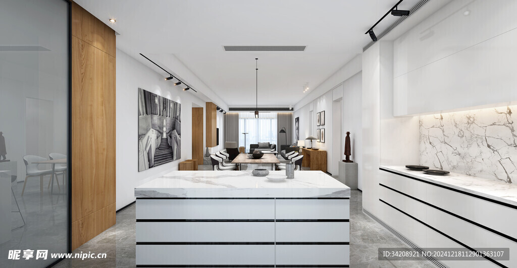 现代简约高级感新中式复古风客厅