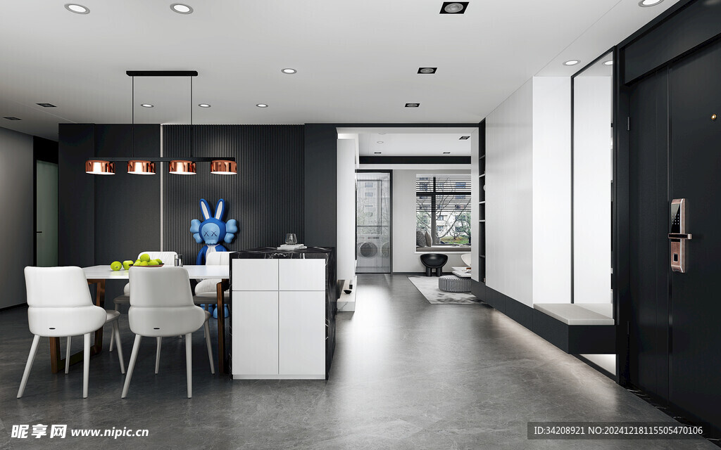 现代简约高级感新中式复古风客厅