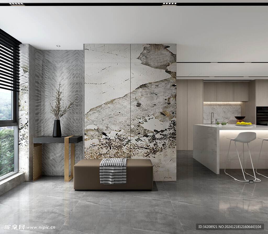 现代简约高级感新中式复古风客厅