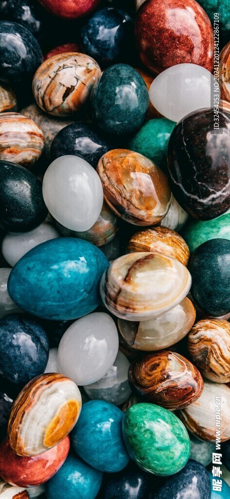 发光石头鹅卵石