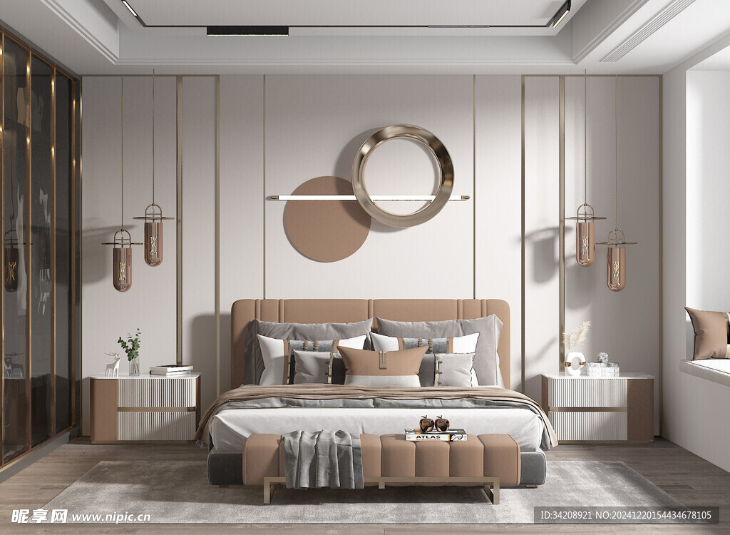 小空间次卧室室内设计现代简约风