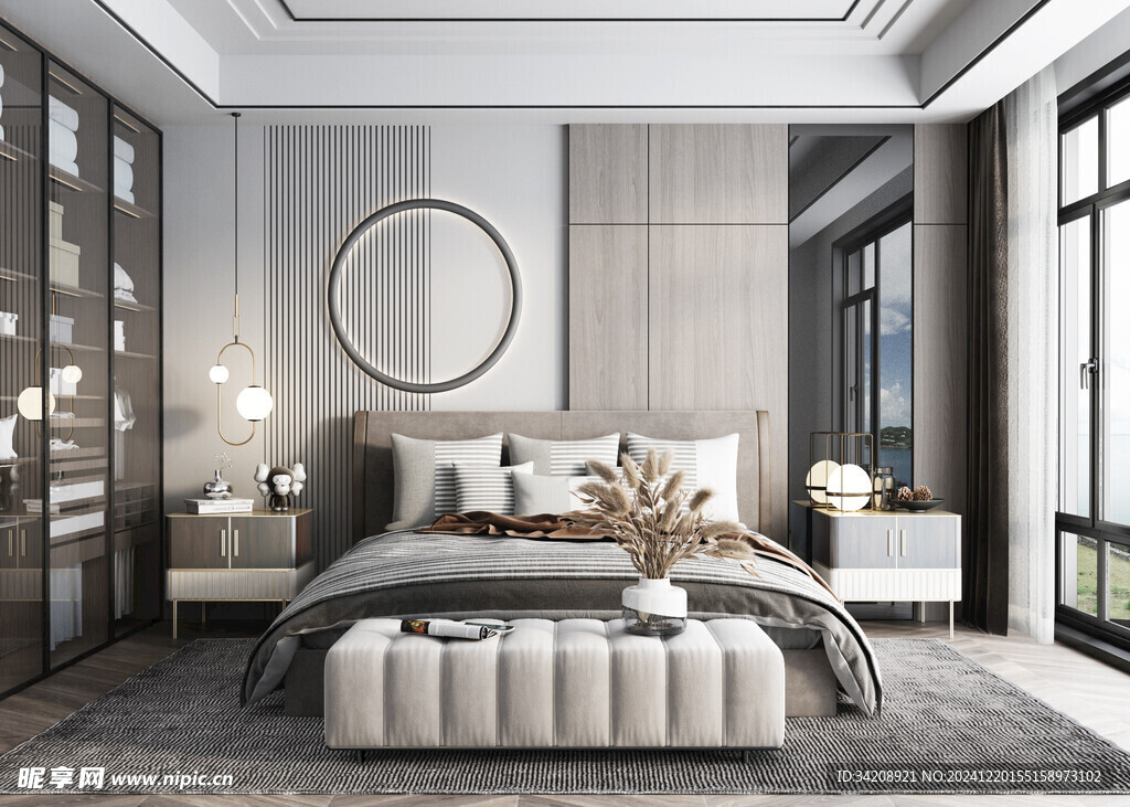 小空间次卧室室内设计现代简约风