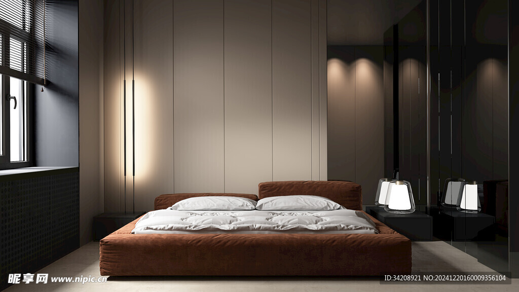 小空间次卧室室内设计现代简约风