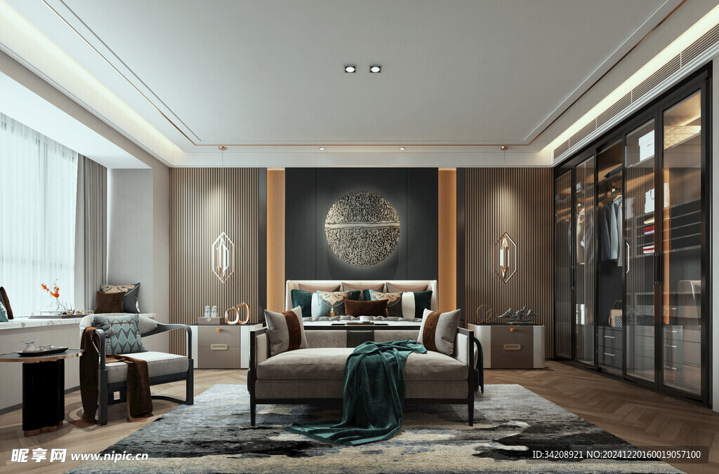 小空间次卧室室内设计现代简约风