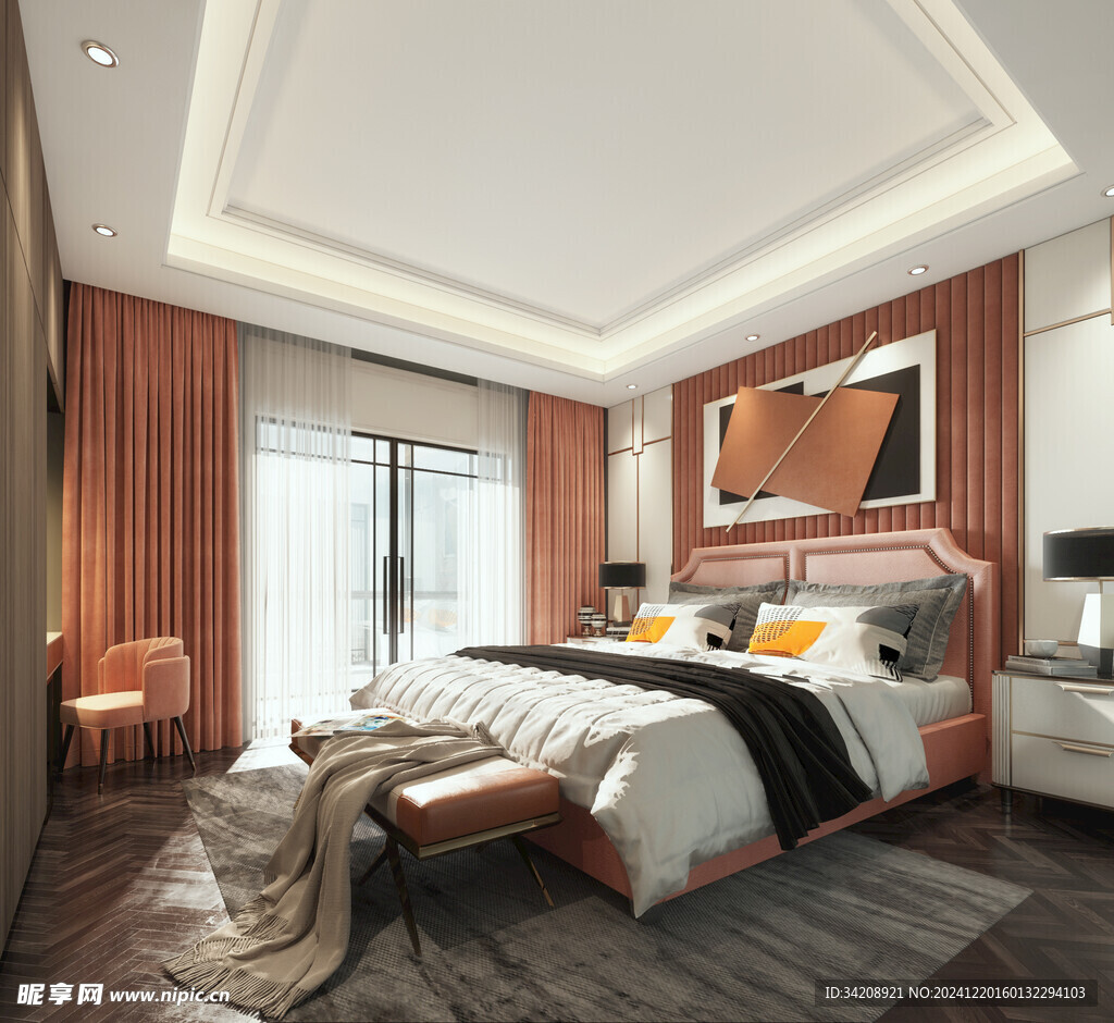 小空间次卧室室内设计现代简约风