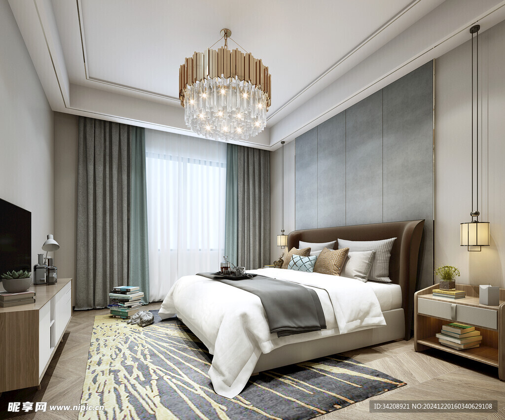 小空间次卧室室内设计现代简约风