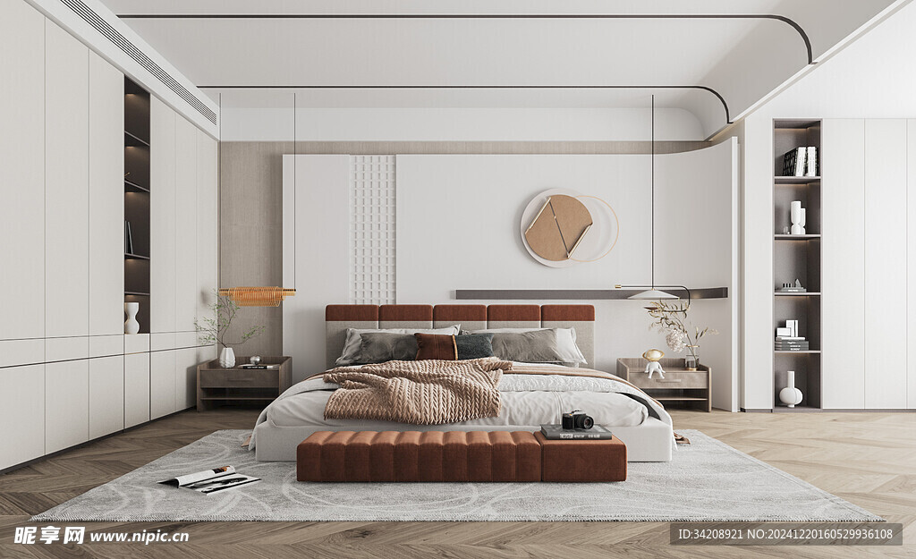 小空间次卧室室内设计现代简约风